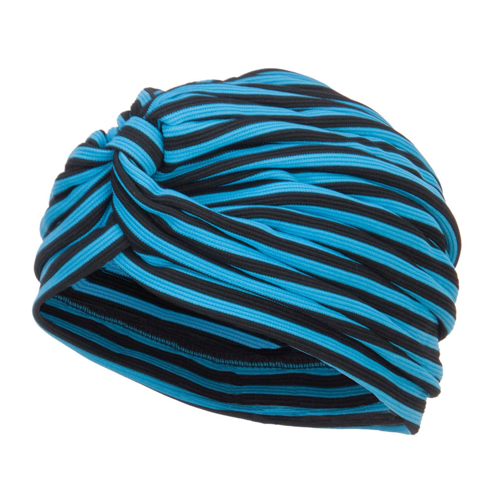 Women's Striped Turban Hat