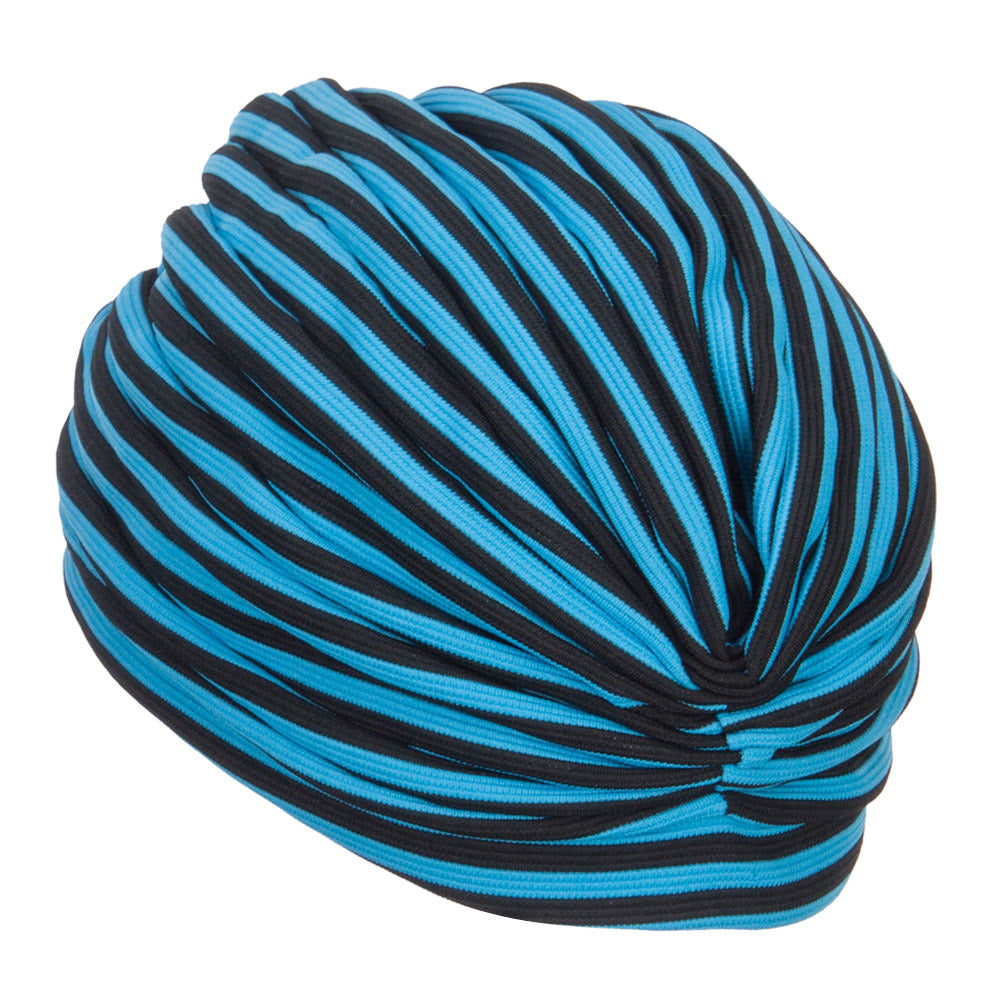 Women's Striped Turban Hat