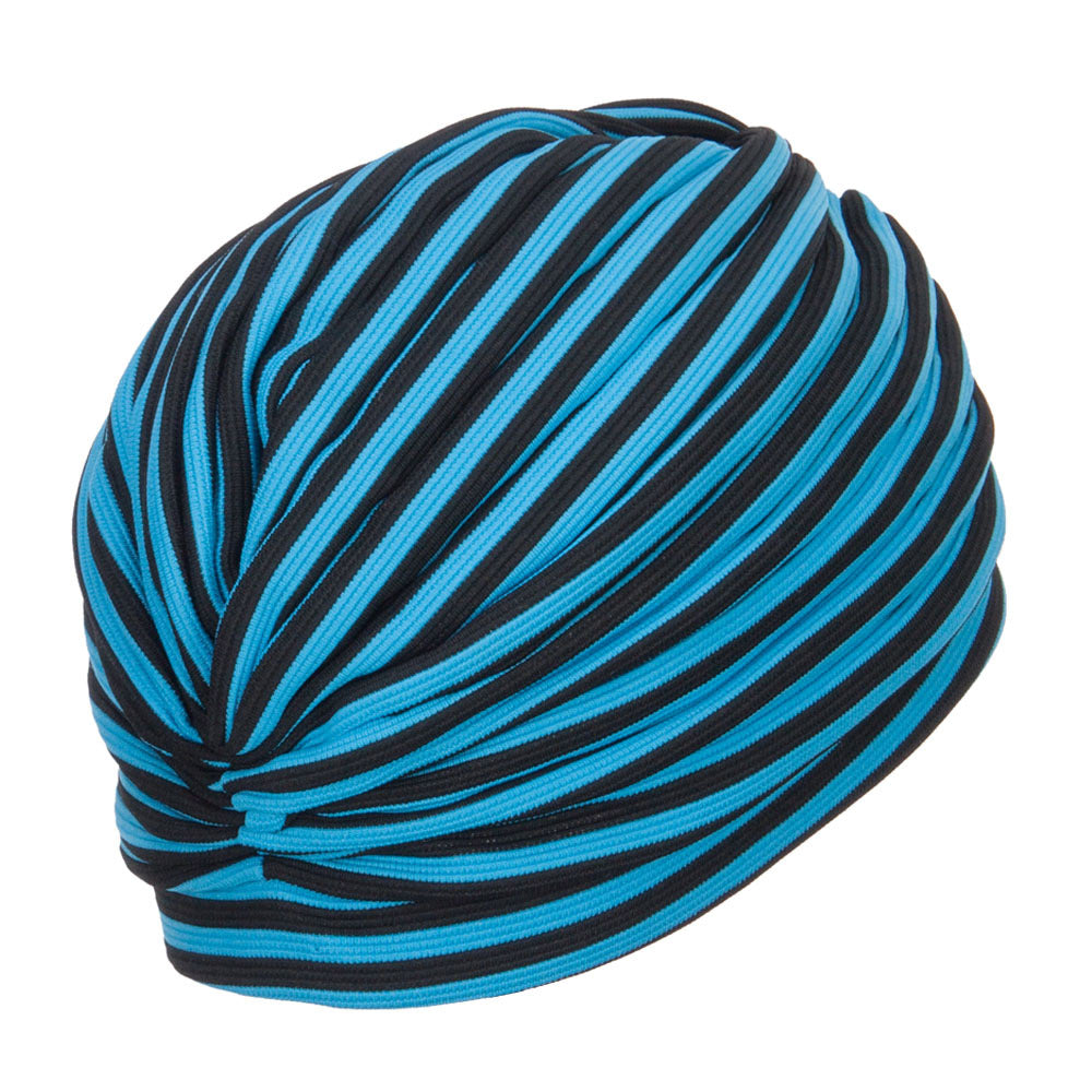 Women's Striped Turban Hat