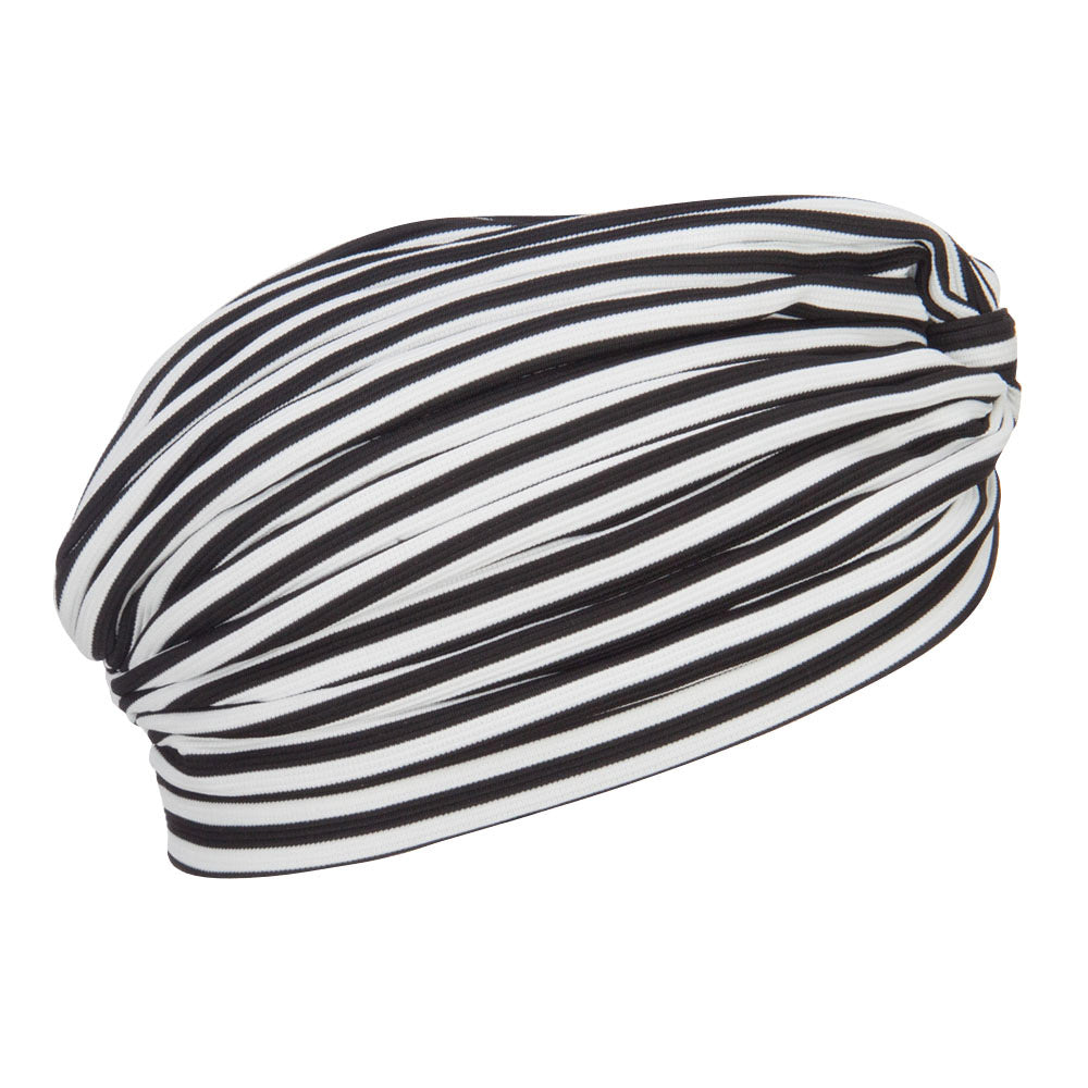 Women's Striped Turban Hat