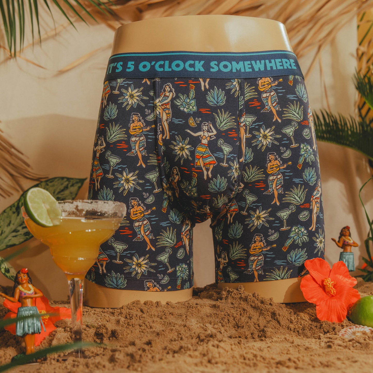 The Lost Shaker of Salt | Shinesty x Margaritaville® Long Leg Ball Hammock® Pouch Underwear With Fly