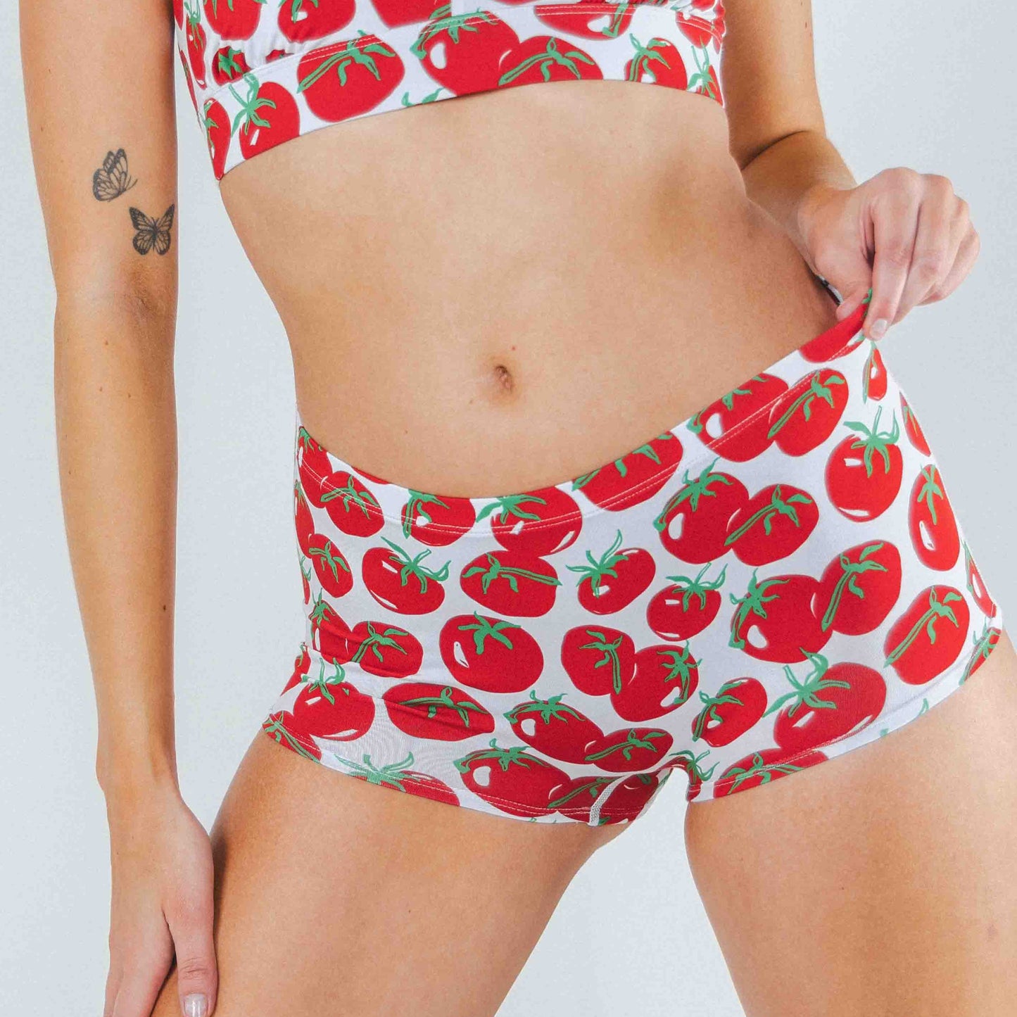 The Roma | Tomato Modal Boyshort Underwear