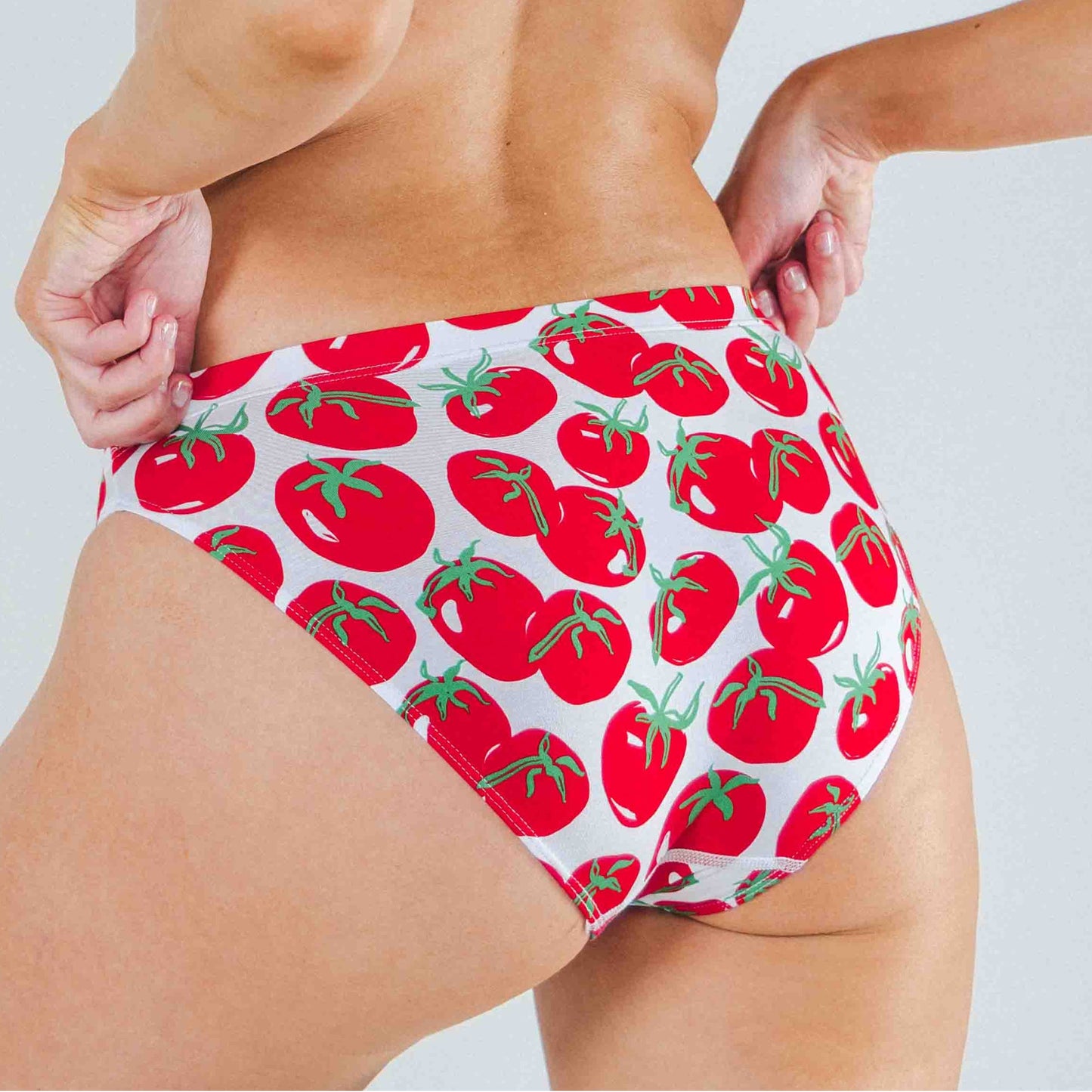 The Roma | Tomato Modal Bikini Underwear