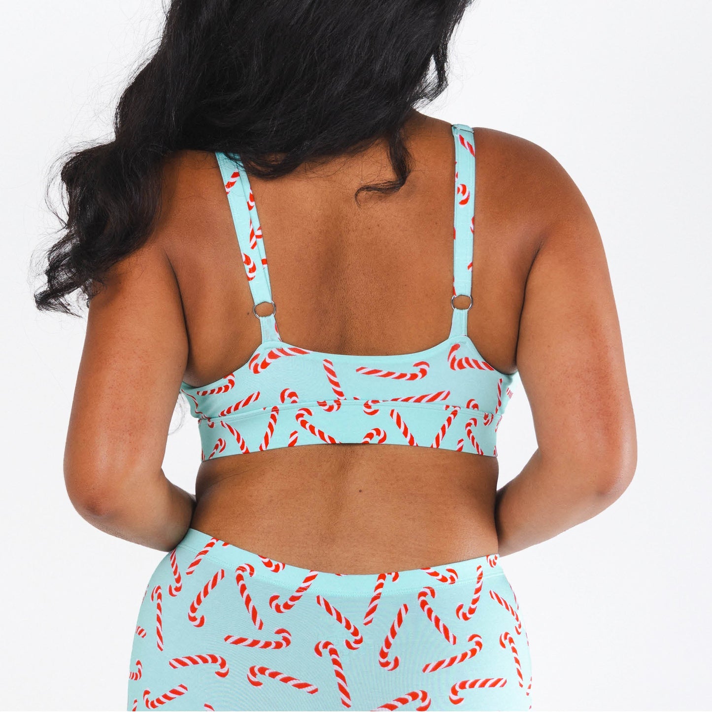 The Peppermint Pimp Canes | Candy Cane Boob Hammock™ Plunge Bralette