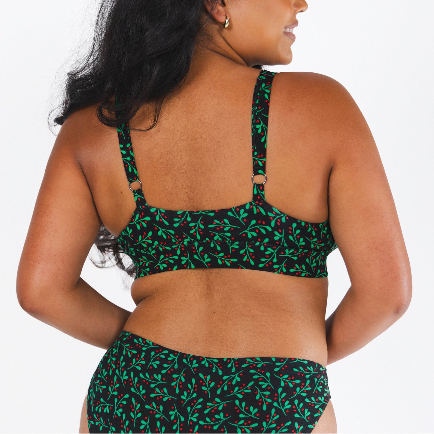 The Kiss Me There | Mistletoe Boob Hammock™ Plunge Bralette