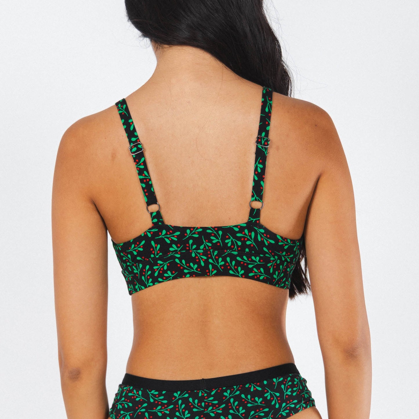 The Kiss Me There | Mistletoe Boob Hammock™ Plunge Bralette