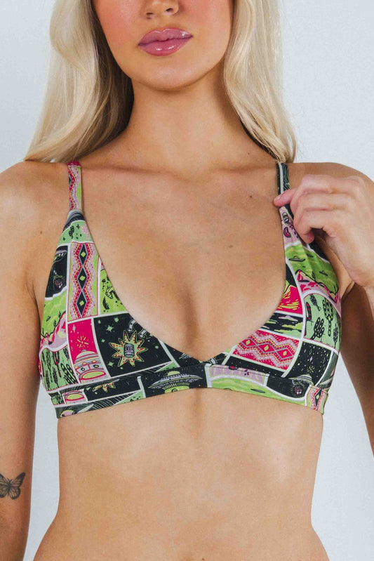The Area 51 | Retro-Futuristic Alien Boob Hammock™ Triangle Bralette