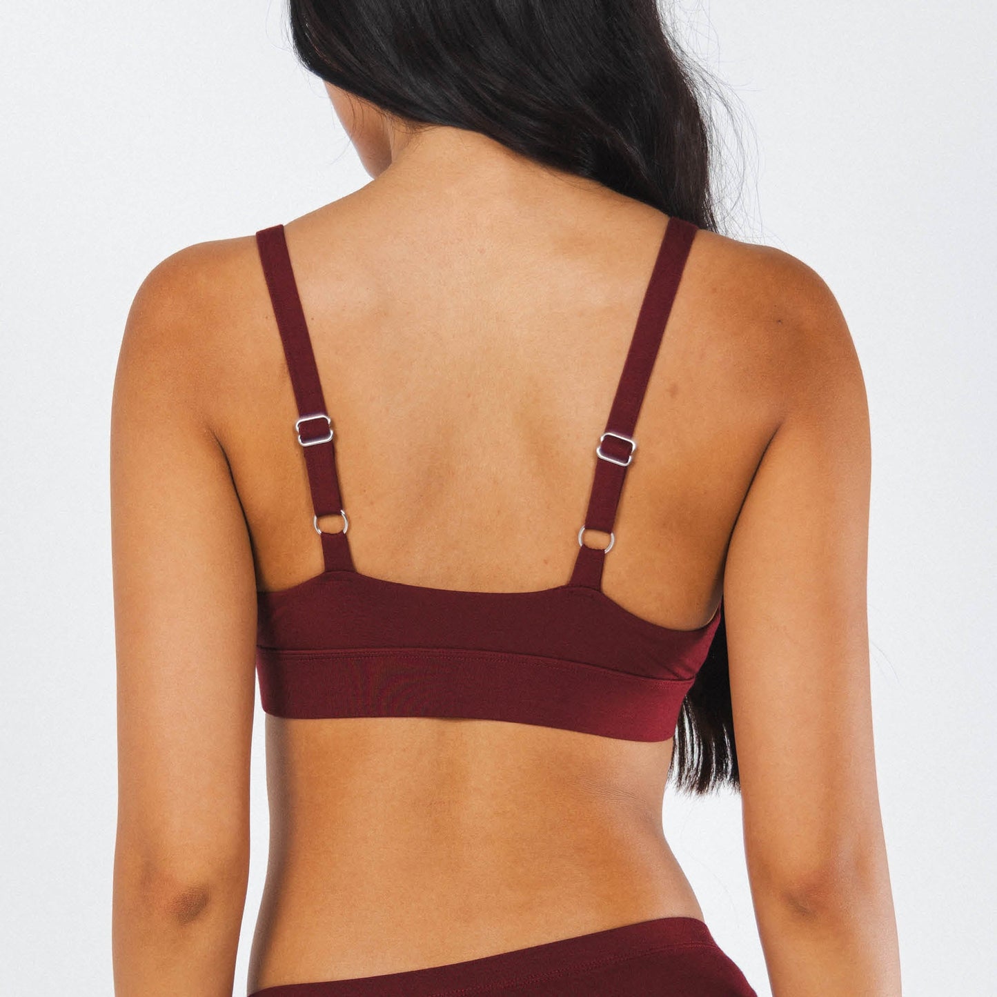 The Sommelier | Burgundy Boob Hammock™ Plunge Bralette