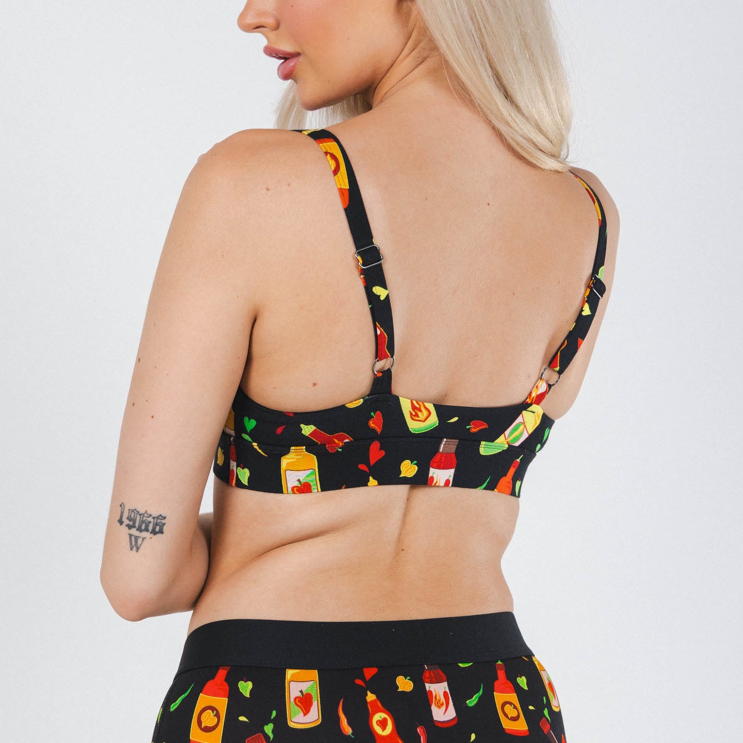 The Gotcha Sriracha | Hot Sauce Boob Hammock™ Plunge Bralette