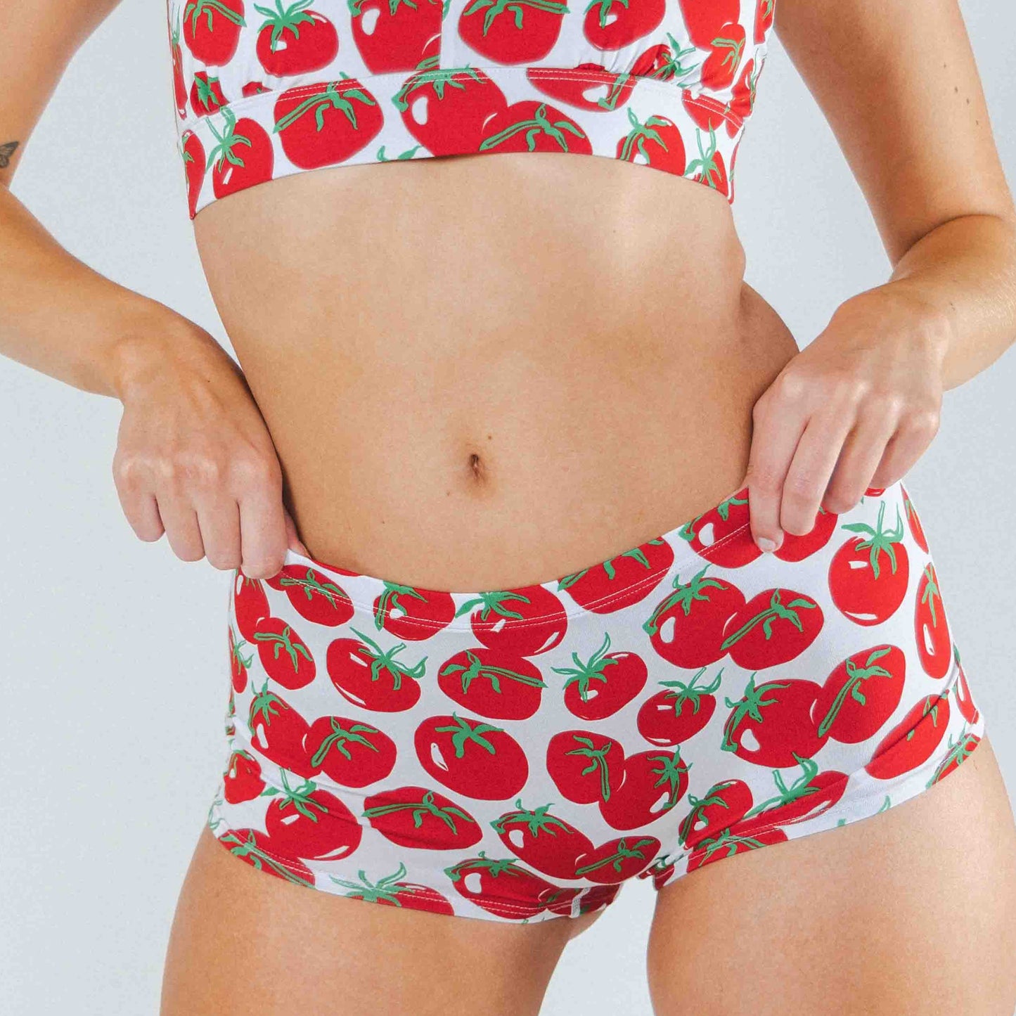 The Roma | Tomato Modal Boyshort Underwear