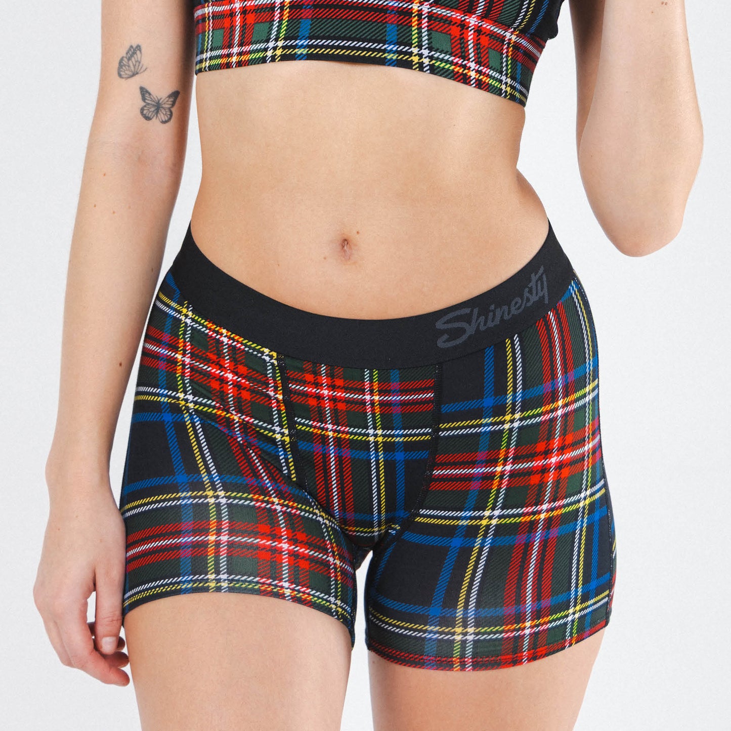 The Cappuccino | Holiday Tartan Plaid Women’s Boxers