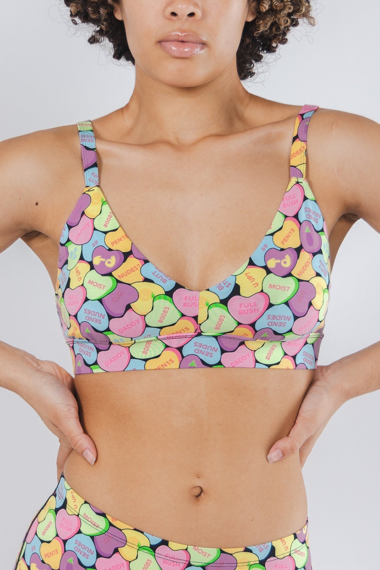 The Candy Crush | Candy Hearts Boob Hammock™ Busty Bralette