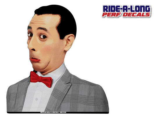 Pee Wee *RIDE A LONG* Perforated Decal