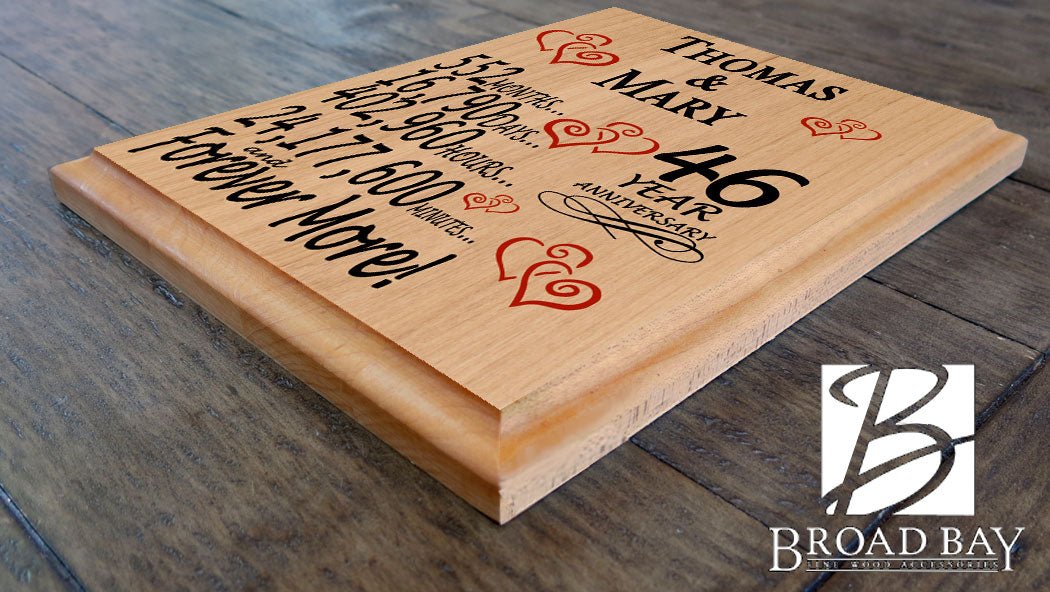 Personalized Anniversary Gift By Year Sign Custom Name & Year Gift For Couples Select Your Anniversary Year!