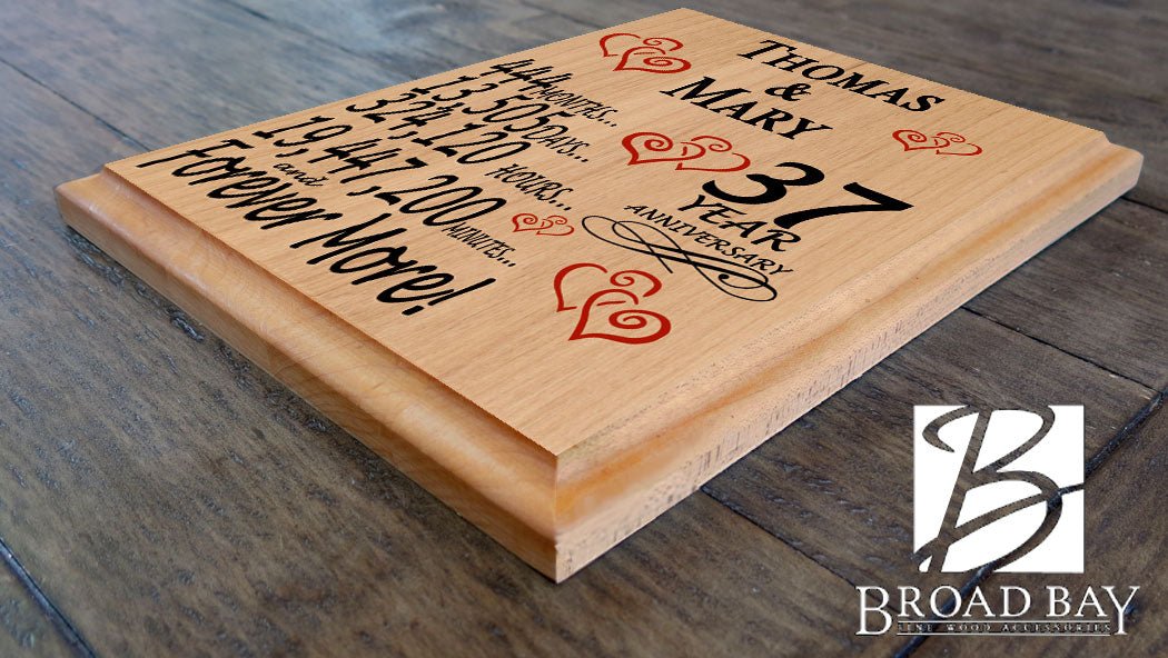 Personalized Anniversary Gift By Year Sign Custom Name & Year Gift For Couples Select Your Anniversary Year!