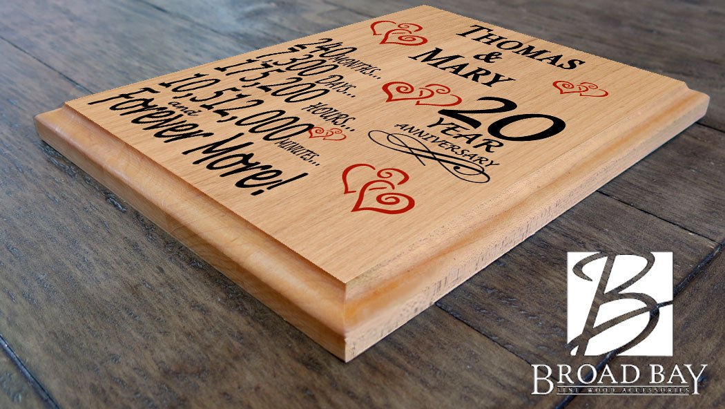 Personalized Anniversary Gift By Year Sign Custom Name & Year Gift For Couples Select Your Anniversary Year!