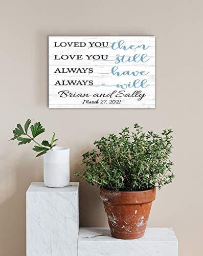 Personalized Anniversary Gift Sign or Custom Wedding Gift