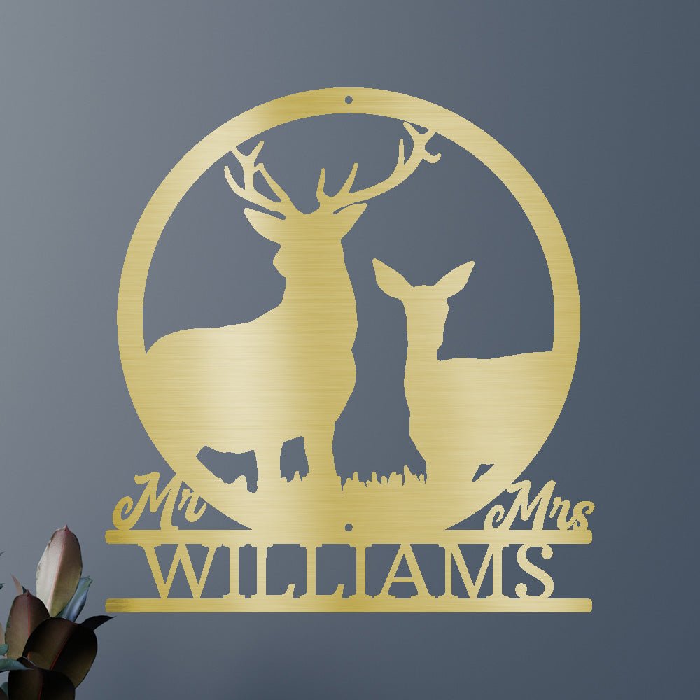 Anniversary Gift Personalized Gifts - Custom Metal Sign, Housewarming Gift