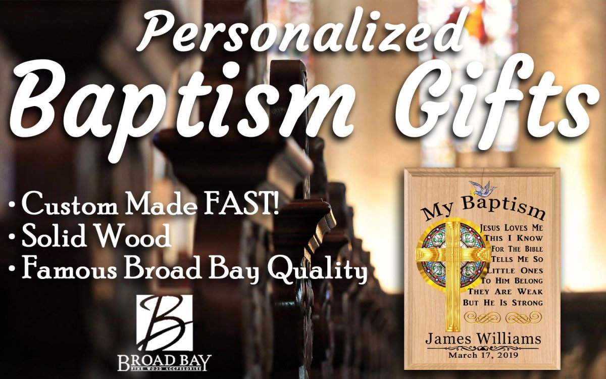 Personalized Baptism Gift Plaque