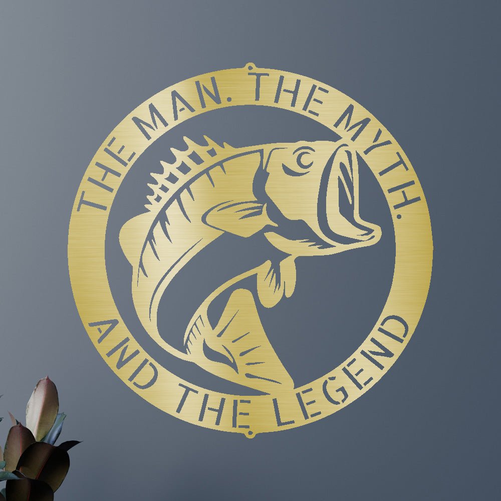 Bass Personalized Gifts - Custom Metal Sign