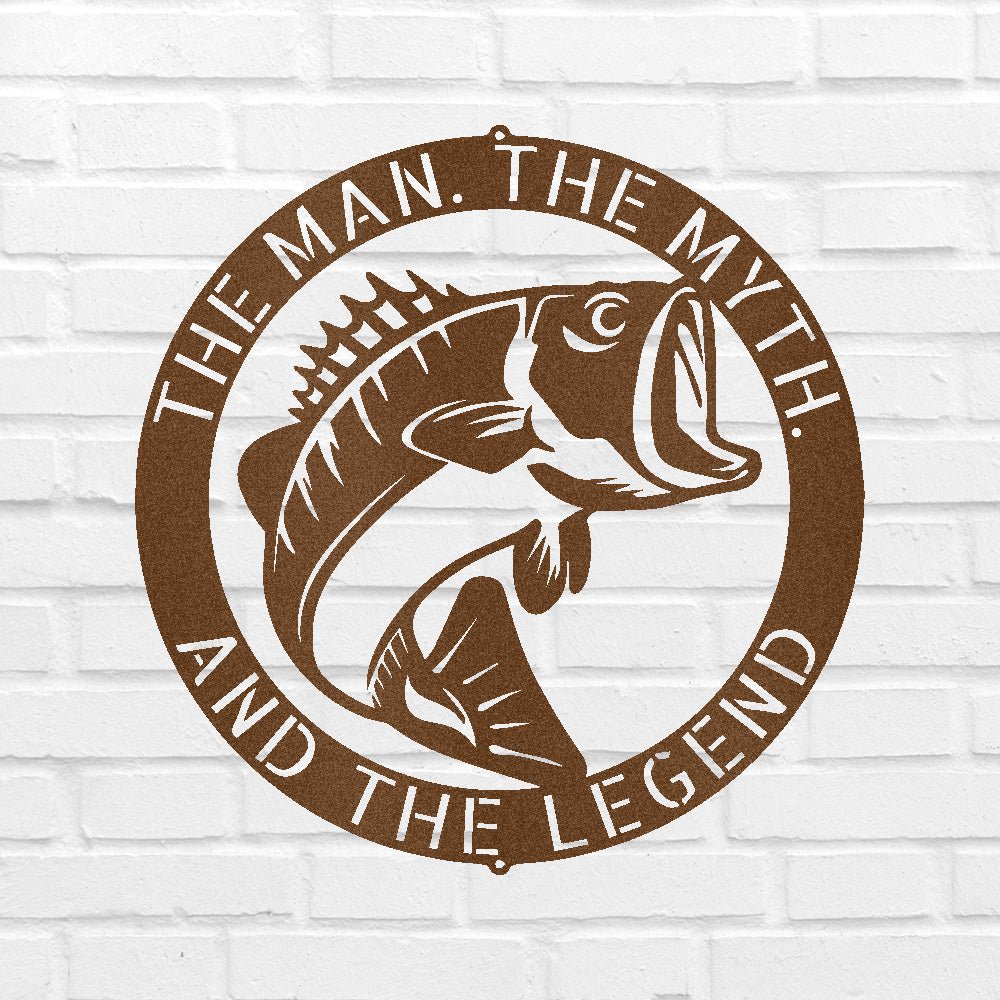 Bass Personalized Gifts - Custom Metal Sign