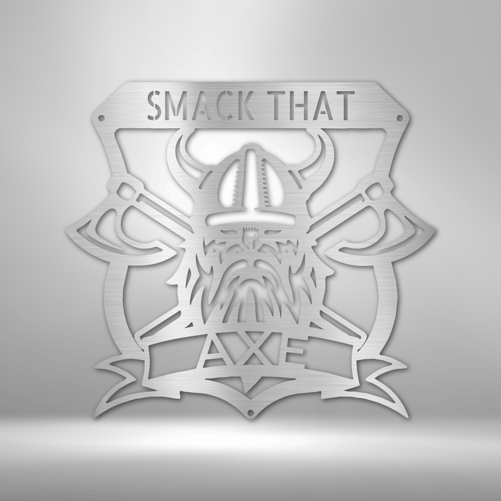 Battle Axe Plaque Personalized Gifts - Custom Metal Sign