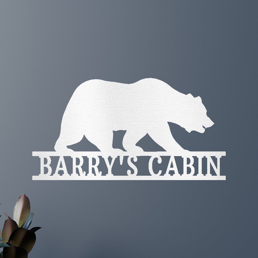 Bear Personalized Gifts - Custom Metal Sign