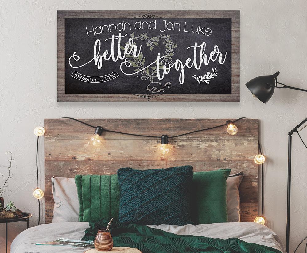 Personalized - Better Together - Canvas