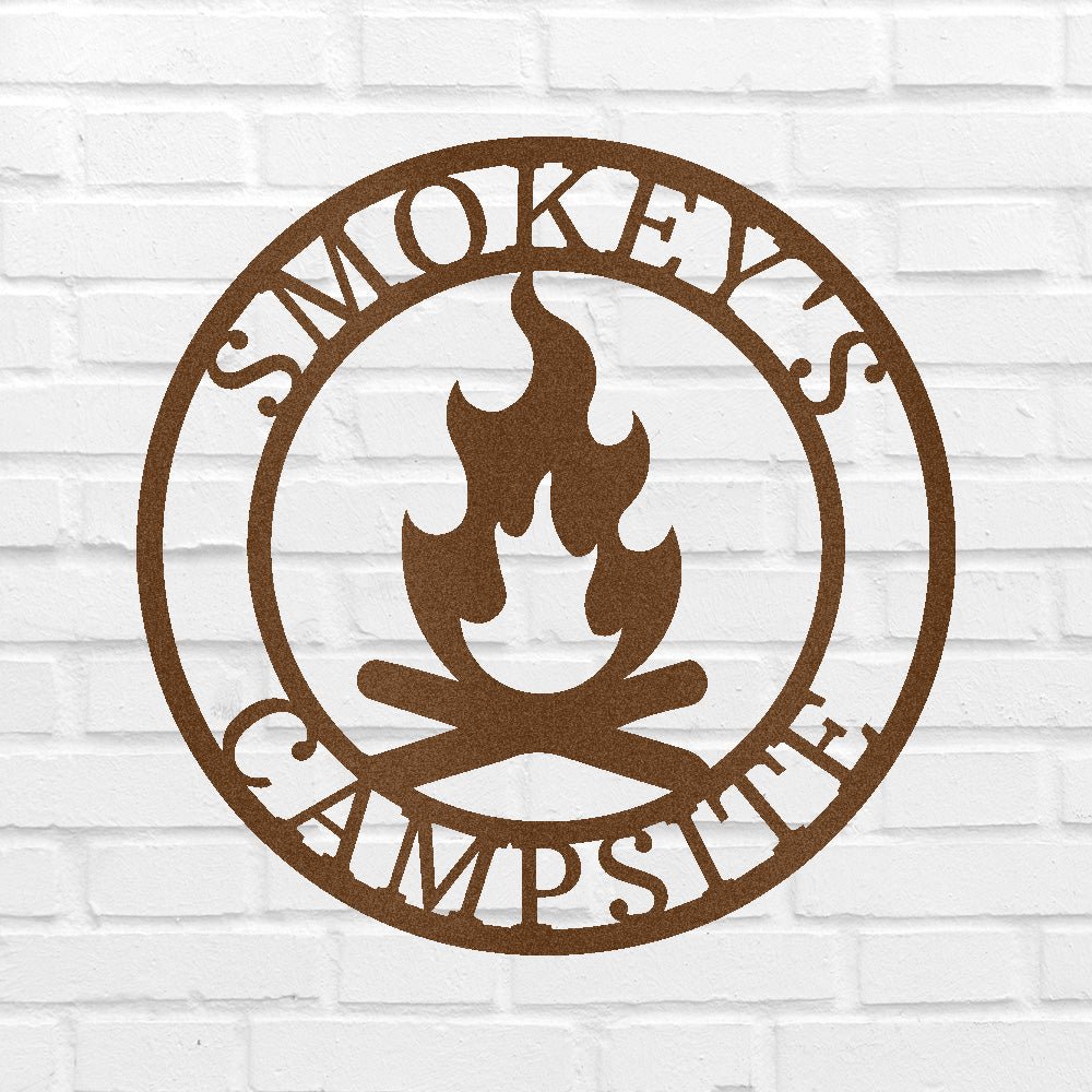 Campfire Personalized Gifts - Custom Metal Sign