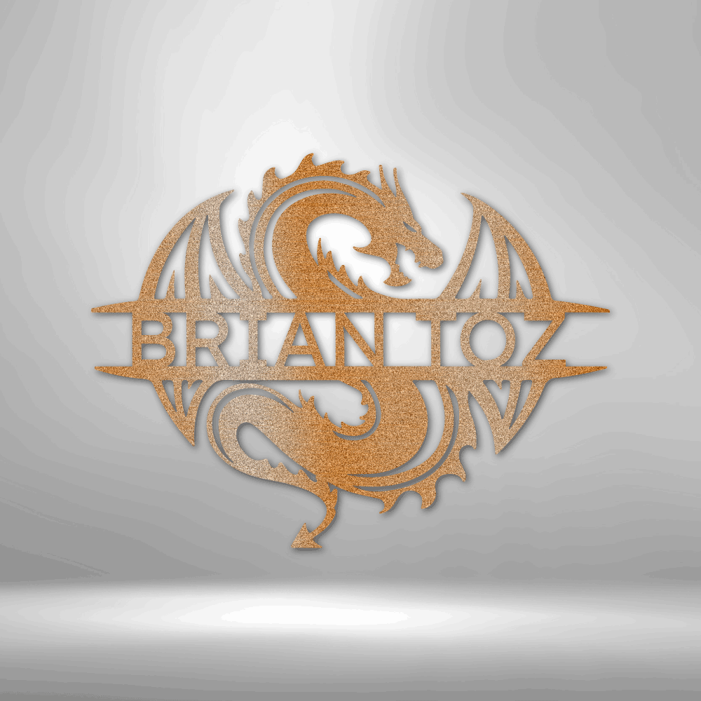 Celtic Dragon Personalized Gifts - Custom Metal Sign