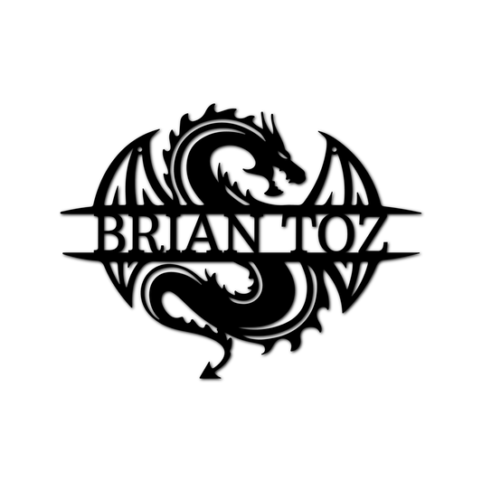 Celtic Dragon Personalized Gifts - Custom Metal Sign