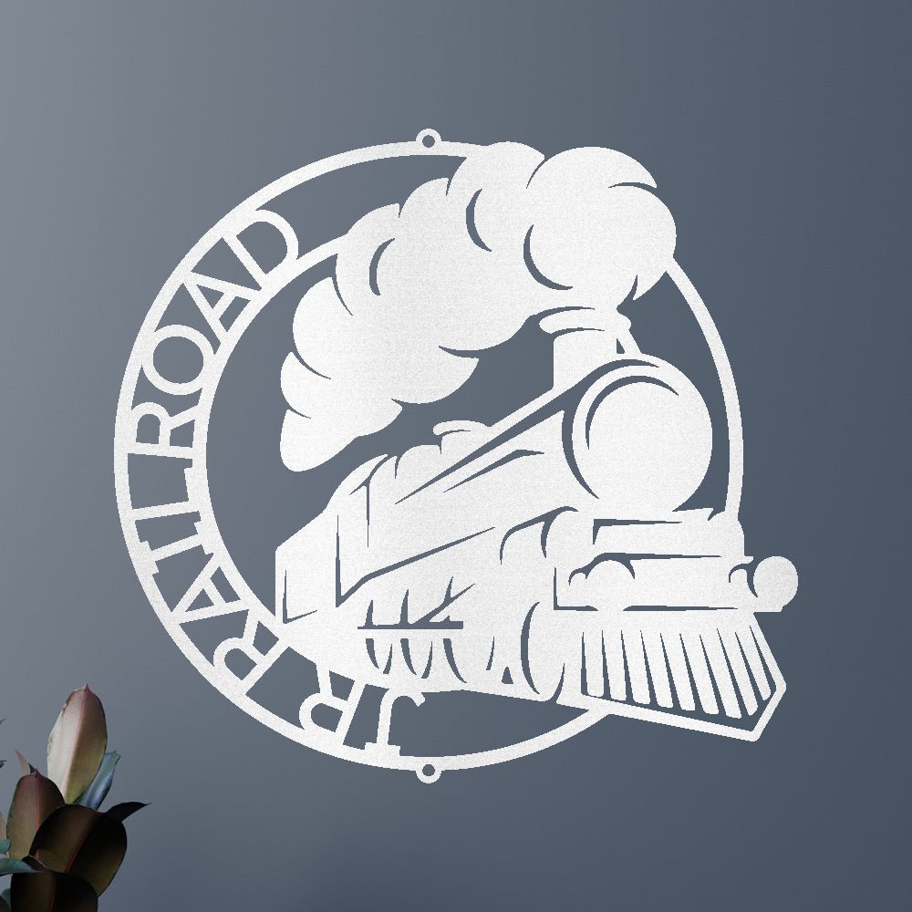 Classic Train Rail Road Ring Personalized Gifts - Custom Metal Sign