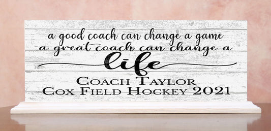 Personalized Coach Gift A Good Coach Can Change A Game Custom Coaches