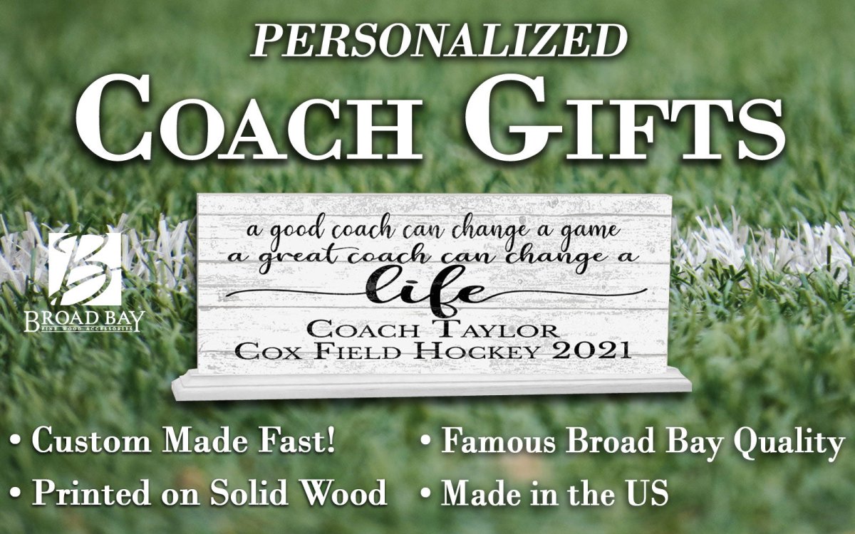 Personalized Coach Gift A Good Coach Can Change A Game Custom Coaches