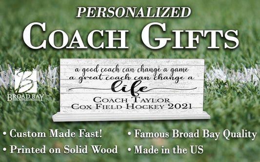 Personalized Coach Gift A Good Coach Can Change A Game Custom Coaches