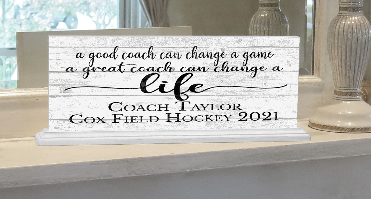 Personalized Coach Gift A Good Coach Can Change A Game Custom Coaches