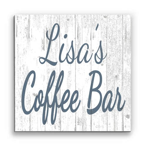 Personalized Coffee Bar Sign