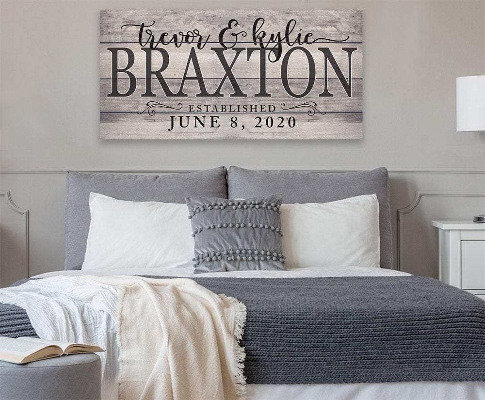 Personalized - Couple Names - Canvas