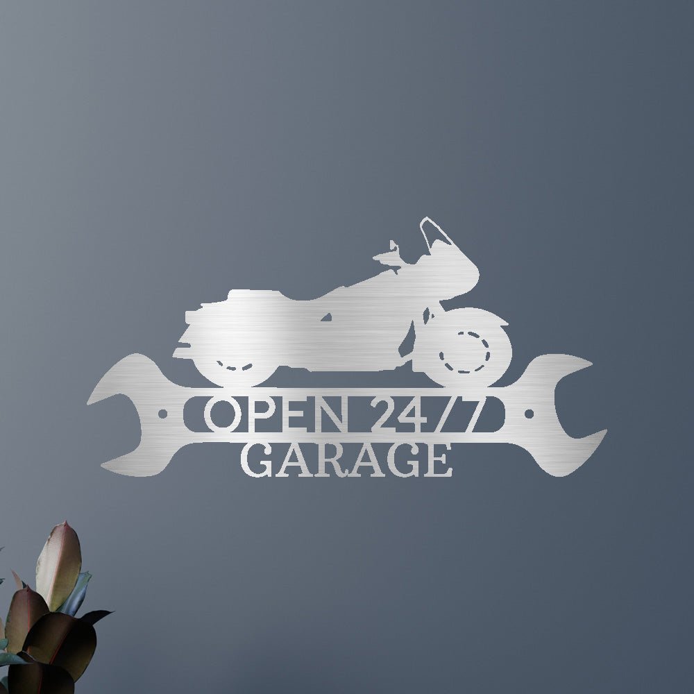 Cruiser Garage Shop Personalized Gifts - Custom Metal Sign