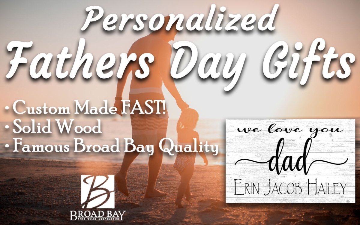 Personalized Dad Gift – “We Love You Dad” Custom Wood Sign with Kids’ Names | Heartfelt Father’s Day or Birthday Keepsake