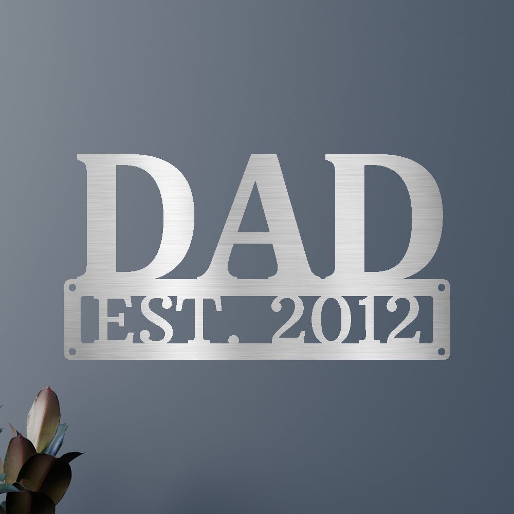Dad Personalized Gifts - Custom Metal Sign