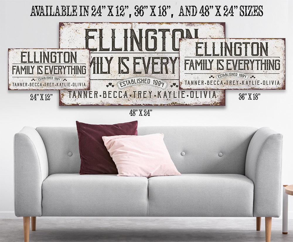 Personalized - Family Is Everything - Canvas