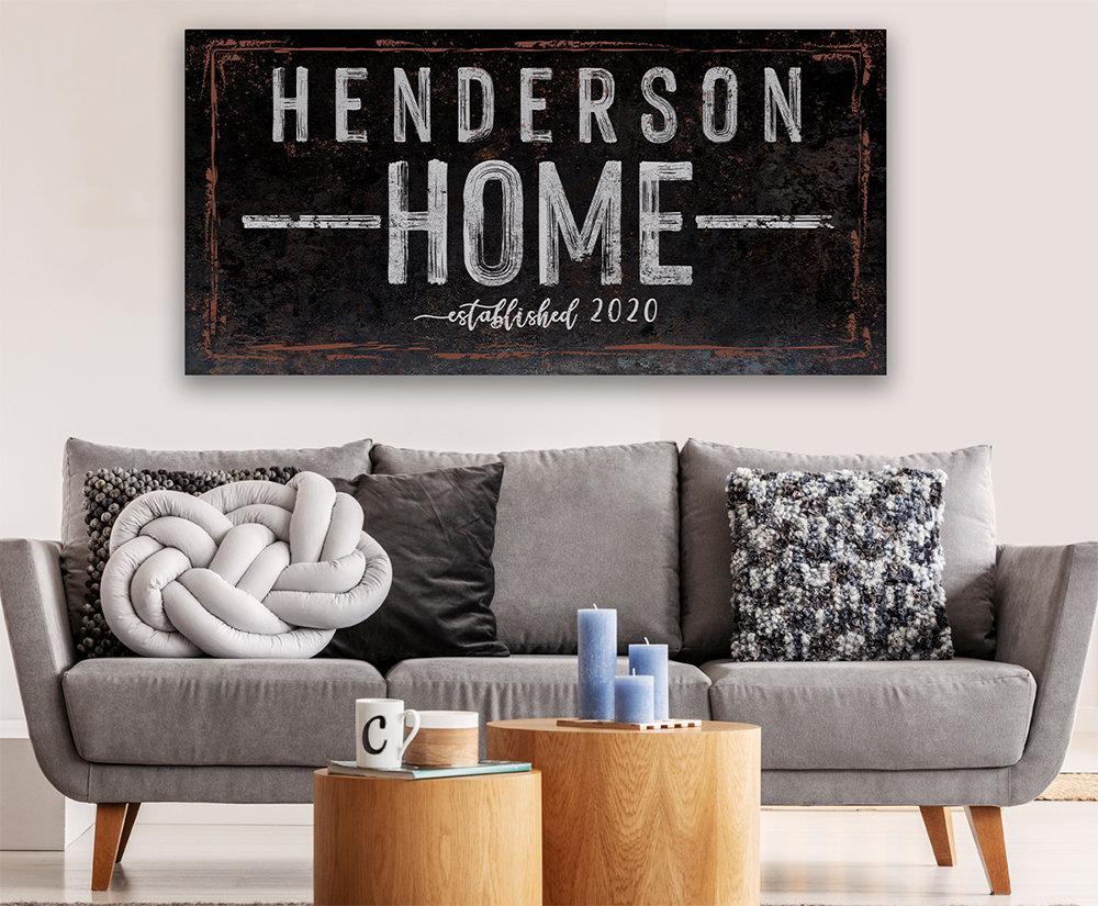 Personalized - Family Name - Canvas