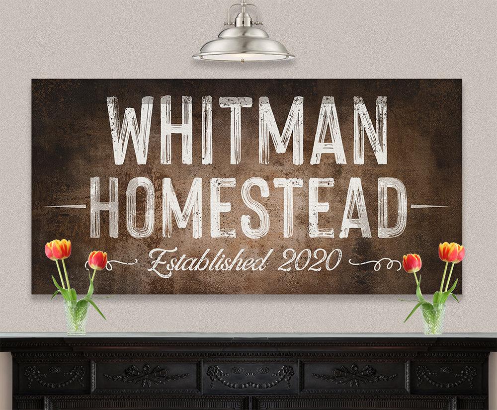 Personalized - Family Name - Canvas