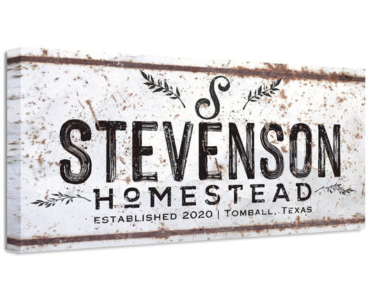 Personalized - Family Name - Canvas