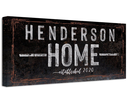 Personalized - Family Name - Canvas