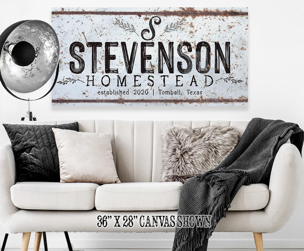 Personalized - Family Name - Canvas