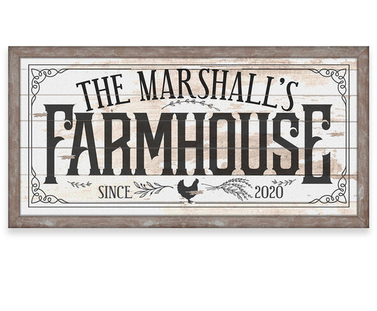 Personalized - Farmhouse - Canvas