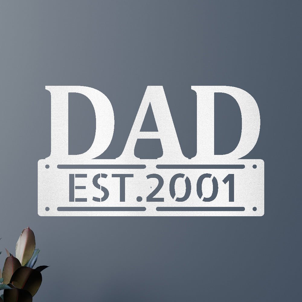 Father's Day Personalized Gifts - Custom Metal Sign