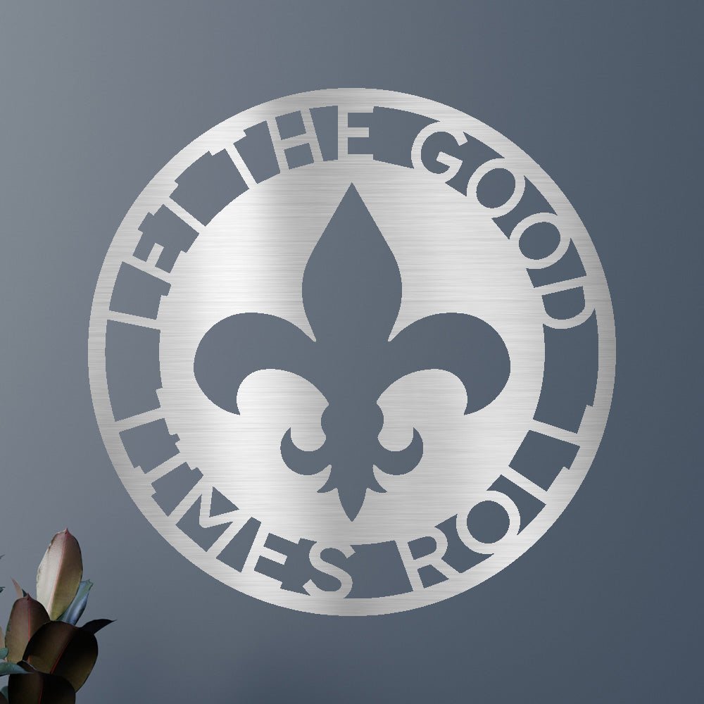 Fleur De Lis Ring Personalized Gifts - Custom Metal Sign